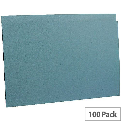 Concord Guildhall 290gsm Square Cut Folder Heavy-weight Foolscap Blue Pack of 100 44203