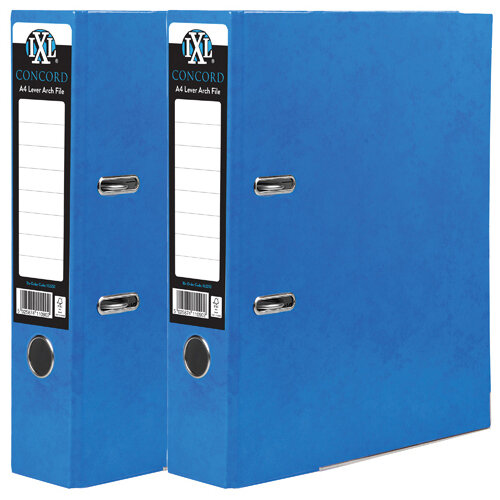Concord IXL 70mm Selecta Lever Arch File A4 Blue Pack of 10 BOGOF JT816017 Concord IXL 70mm Selecta Lever Arch File A4 Blue Pack of 10 BOGOF JT816017