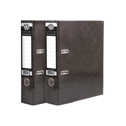 Concord IXL 70mm Selecta Lever Arch File A4 Black Pack of 10 BOGOF JT816020 Concord IXL 70mm Selecta Lever Arch File A4 Black Pack of 10 BOGOF JT816020