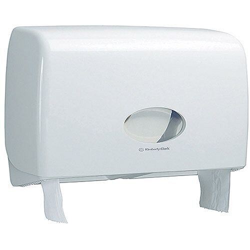 Kimberly Clark Ripple Midi Jumbo Non Stop Toilet Rolls Plastic Dispenser White 6991 Kimberly Clark Ripple Midi Jumbo Non Stop Toilet Rolls Plastic Dispenser White 6991
