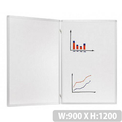Franken Trio Lacquered Folding Whiteboard System 900 x 1200mm Franken Trio Lacquered Folding Whiteboard System 900 x 1200mm