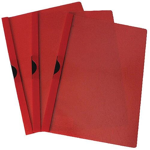 Quickclip File A4 3mm Pack of 25 Red Q-Connect
