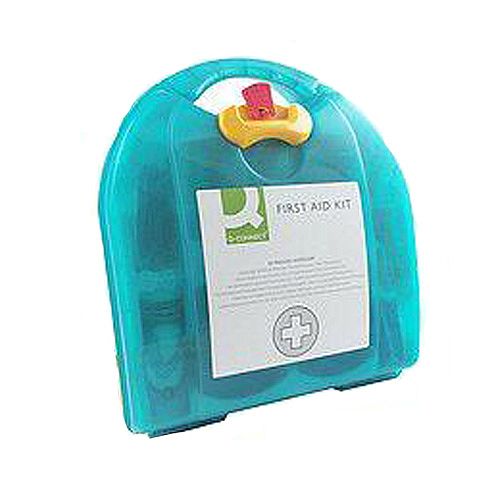 Q-Connect Multi-Purpose First Aid Kit – Caters Up To 10 People, Plastic, Hardwearing, Durable, Wall-Mountable, HSA Approved &Carry Handle (1002451) Q-Connect Multi-Purpose First Aid Kit – Caters Up To 10 People, Plastic, Hardwearing, Durable, Wall-Mountable, HSA Approved &Carry Handle (1002451)