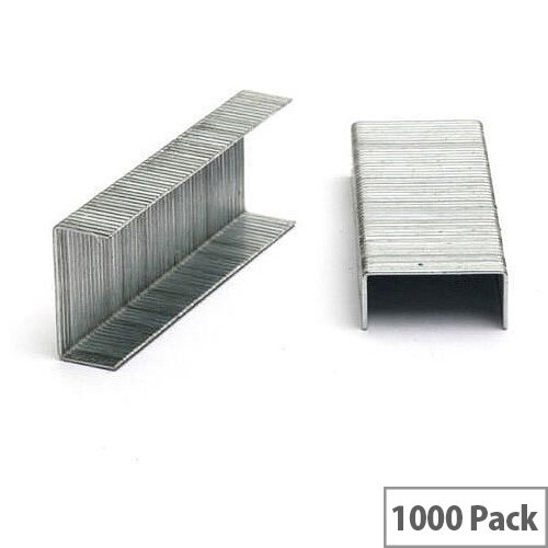 Q-Connect Staples, 24/6 (Pack of 1000, Ref KF01278) - High-Quality Staples for Secure Paper Binding