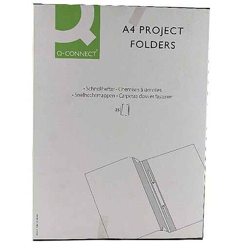 Project Folder A4 Blue Pack of 25 Q-Connect