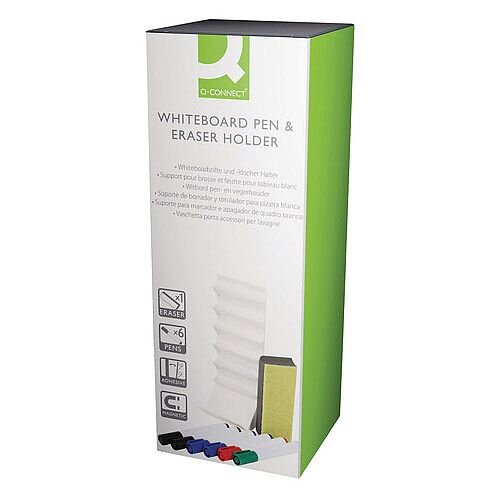 Whiteboard Pen and Eraser Holder Hunt Office UK