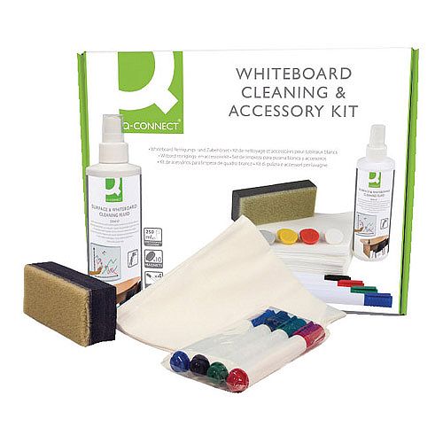 Whiteboard Cleaning and Accessory Kit Hunt Office UK