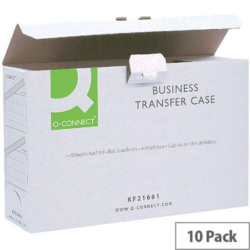 Q-Connect Business Transfer Case Foolscap Pack 10