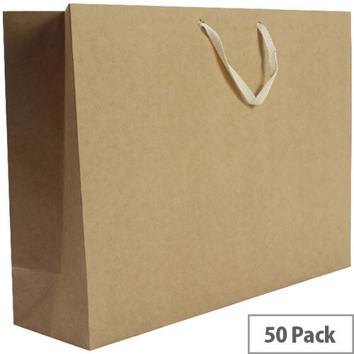 Q-Connect Storage Bag Foolscap 100x255x350mm 50 Pack