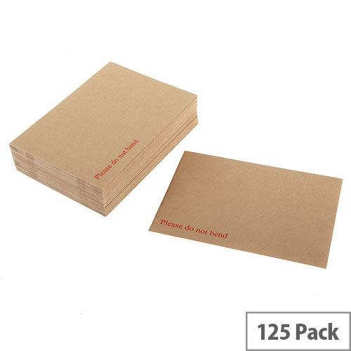 Q-Connect Manilla 267x216mm Board Back  Peel and Seal Envelopes 115gsm (125 Pack)