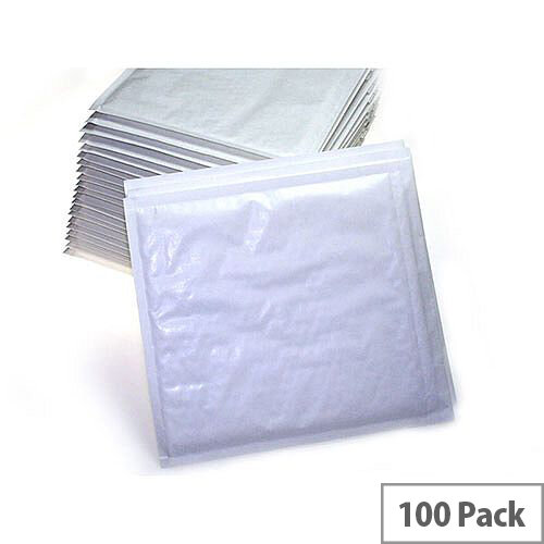 Q-Connect Padded Gusset C4 Envelopes 324x229mm White Pack of 100