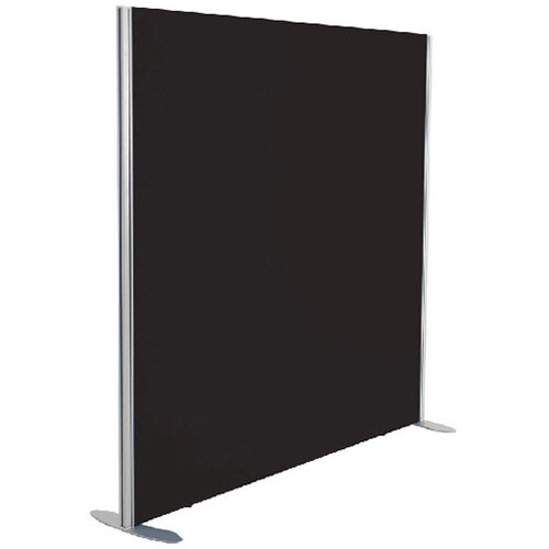 Jemini Floor Standing Screen Including Feet 1600 x 800 Black KF74329 Jemini Floor Standing Screen Including Feet 1600 x 800 Black KF74329