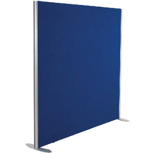Jemini Floor Standing Screen Including Feet 1600 x 800 Blue KF74330 Jemini Floor Standing Screen Including Feet 1600 x 800 Blue KF74330