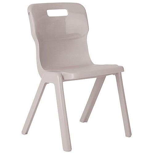 Titan One Piece Classroom Chair Size 6 460mm Seat Height (Ages: 14+ Years) Grey T6-GR - 20 Year Guarantee Titan One Piece Classroom Chair Size 6 460mm Seat Height (Ages: 14+ Years) Grey T6-GR - 20 Year Guarantee