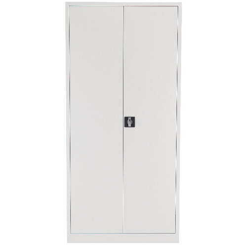 Talos Double Door Stationery Cupboard 1950 White KF78757