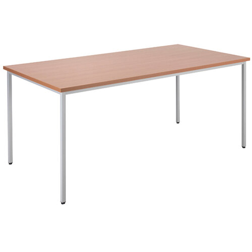 Jemini Beech Multipurpose Rectangular Table W1600mm KF79024 Jemini Beech Multipurpose Rectangular Table W1600mm KF79024