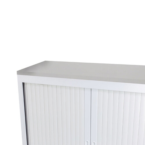 Talos Tambour Wooden Top White W1000 x D450 x H25mm TCS-TAM-TOPWH Talos Tambour Wooden Top White W1000 x D450 x H25mm TCS-TAM-TOPWH