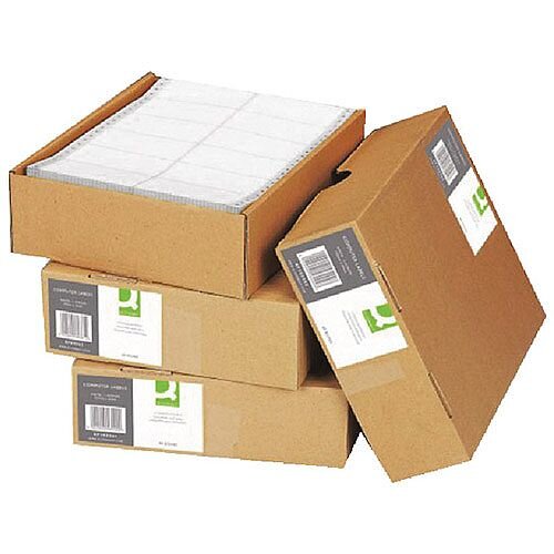Q-Connect Computer Label 89x36mm 1 Across the Web White Pack of 8000 KF89361 Q-Connect Computer Label 89x36mm 1 Across the Web White Pack of 8000 KF89361