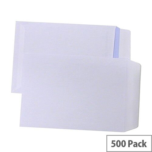 Q-Connect Pocket Envelopes C5 90gsm Self-Seal White Pack of 500 KF97367 Q-Connect Pocket Envelopes C5 90gsm Self-Seal White Pack of 500 KF97367