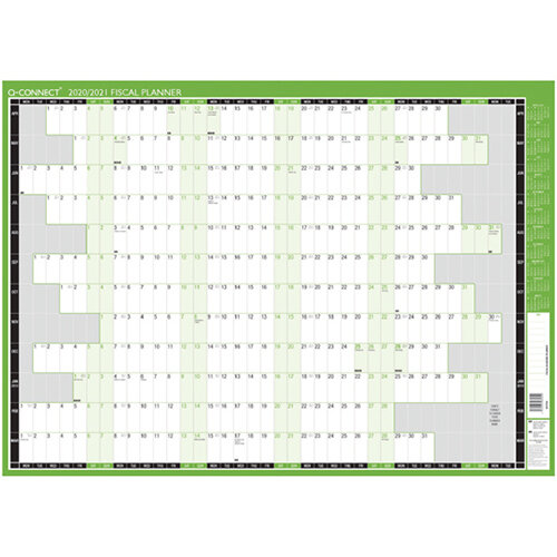 Q-Connect Compact Year Planner Unmounted 590 x 420mm 2020 KFCYP20 Q-Connect Compact Year Planner Unmounted 590 x 420mm 2020 KFCYP20