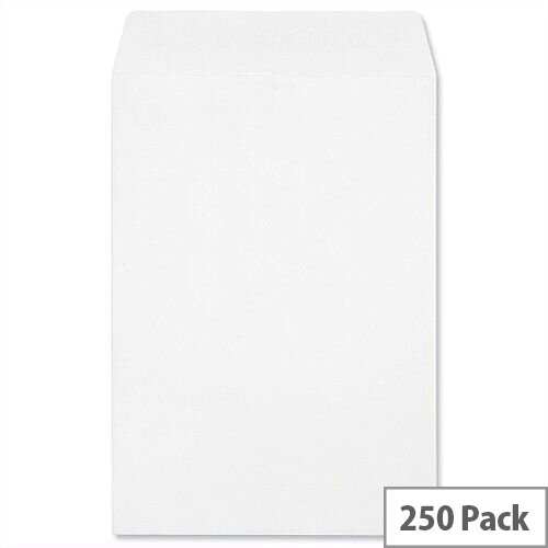 Croxley Script C4 Pocket 120gsm Envelopes White Peal and Seal (Pack of 250)