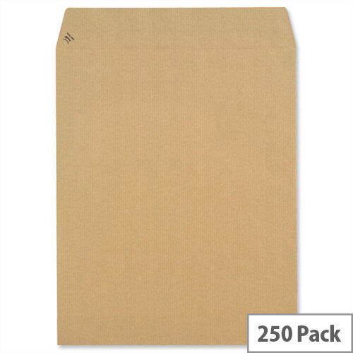 New Guardian 305x250mm 130gsm Manilla Peel and Seal Pocket Envelopes Pack of 250