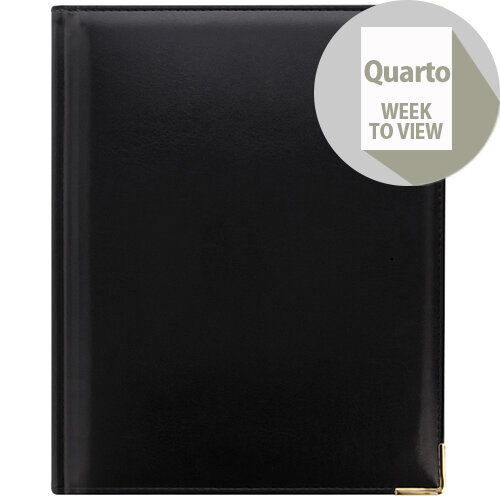 Letts Lexicon Quarto Week to View Appointment Diary Black 2020 20-TL3YBK