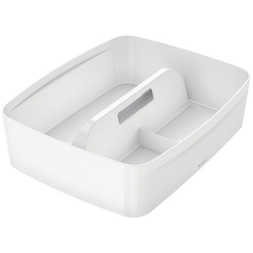 Leitz MyBox Organiser Tray With Handle Large White 53220001