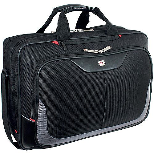 Gino Ferrari Enza Business Bag with Laptop Compartment Nylon Capacity 16inch Black Ref GF555