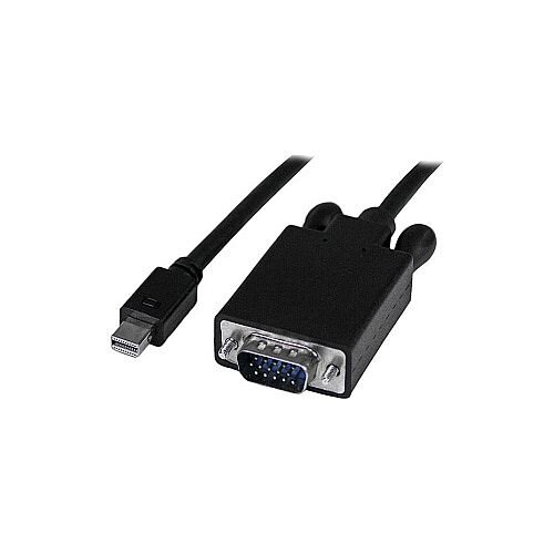 StarTech 10 ft Mini DisplayPort to VGA Adapter Converter Cable mDP to VGA 1920x1200 Black StarTech 10 ft Mini DisplayPort to VGA Adapter Converter Cable mDP to VGA 1920x1200 Black
