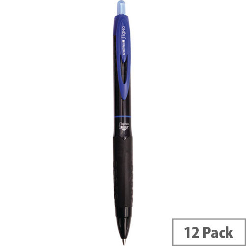 Uni-Ball Signo 307 Gel Rollerball Blue Pack of 12 190363000 Uni-Ball Signo 307 Gel Rollerball Blue Pack of 12 190363000