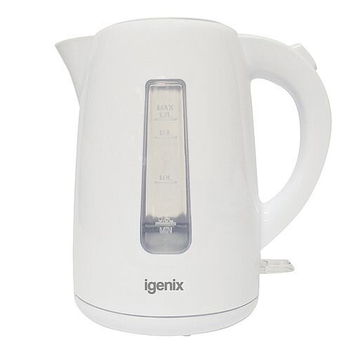 Igenix Electric Kettle Cordless Jug Capacity 1.7L White FCL3616/H Igenix Electric Kettle Cordless Jug Capacity 1.7L White FCL3616/H