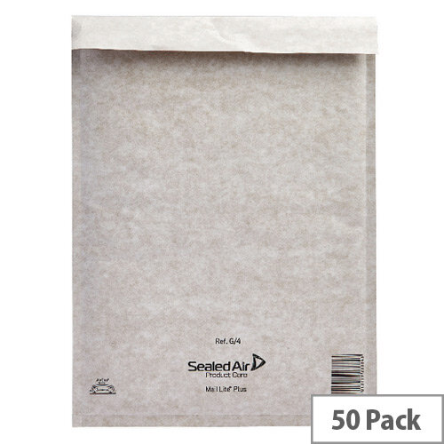 Mail Lite Plus Oyster Mailing Envelopes 240 x 330mm Pack 50