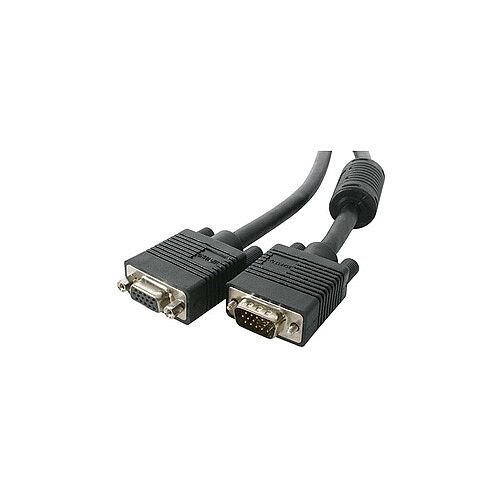 StarTech 10 ft Coax High Resolution VGA Monitor Extension Cable HD15 M/F 1 x HD-15 Male 1 x HD-15 Female Black MXT101HQ10 StarTech 10 ft Coax High Resolution VGA Monitor Extension Cable HD15 M/F 1 x HD-15 Male 1 x HD-15 Female Black MXT101HQ10