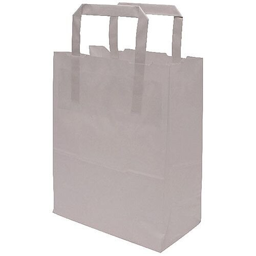 MyCafe Kraft SOS Carriers Internal Handles 175x95x215mm White Pack of 500 304701 MyCafe Kraft SOS Carriers Internal Handles 175x95x215mm White Pack of 500 304701