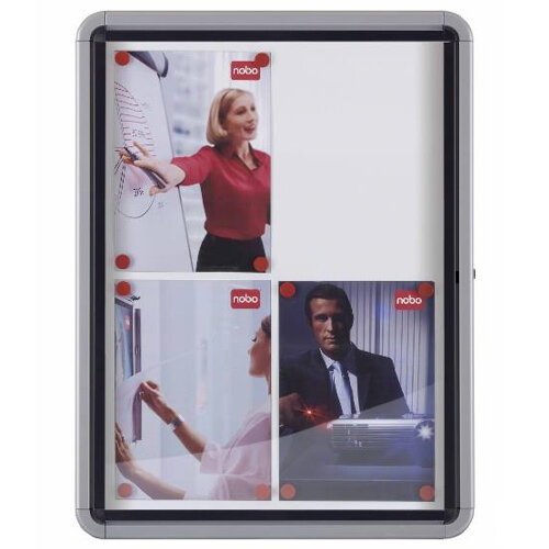Nobo Noticeboard for Exterior Glazed Case Lockable Magnetic Steel 9xA4 W792xD85xH1040mm Ref 1902580 Nobo Noticeboard for Exterior Glazed Case Lockable Magnetic Steel 9xA4 W792xD85xH1040mm Ref 1902580