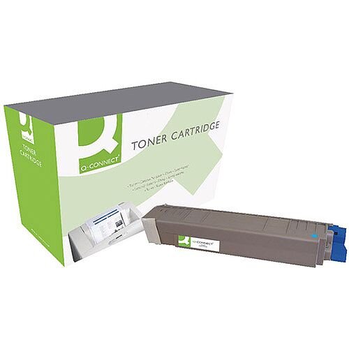 OKI 44059211 Compatible Cyan Toner Cartridge OB02440 Q-Connect OKI 44059211 Compatible Cyan Toner Cartridge OB02440 Q-Connect