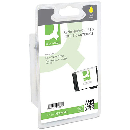 Q-Connect Epson 29XL Ink Cartridge Yellow Strawberry T299440-COMP Q-Connect Epson 29XL Ink Cartridge Yellow Strawberry T299440-COMP