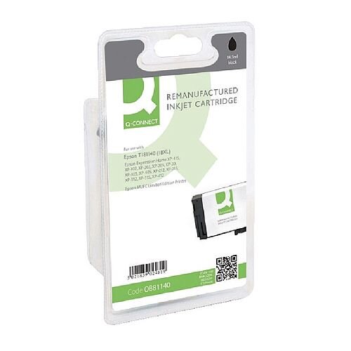 Epson 18XL Compatible Black High Capacity Daisy Series Inkjet Cartridge C13T18114010 / T181140 Q-Connect Epson 18XL Compatible Black High Capacity Daisy Series Inkjet Cartridge C13T18114010 / T181140 Q-Connect