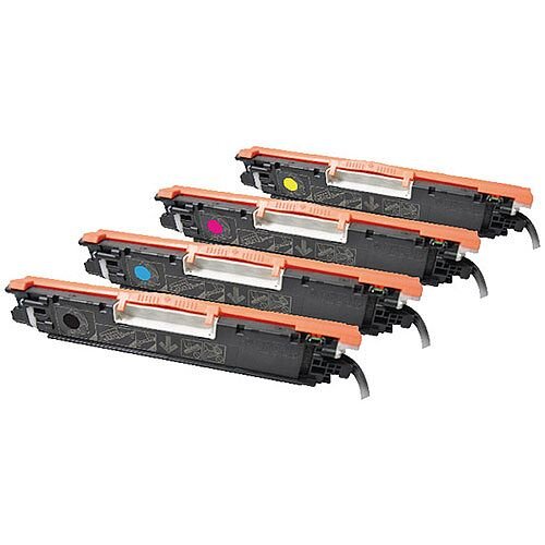 HP 126A Compatible 4-Colour Toner Cartridges Q-Connect CF341A