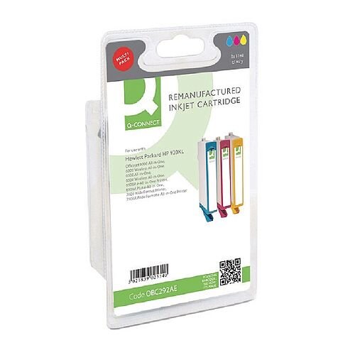 HP 920XL Compatible Tri-Colour High Capacity Inkjet Cartridges Value Pack C2N92AE Q-Connect HP 920XL Compatible Tri-Colour High Capacity Inkjet Cartridges Value Pack C2N92AE Q-Connect