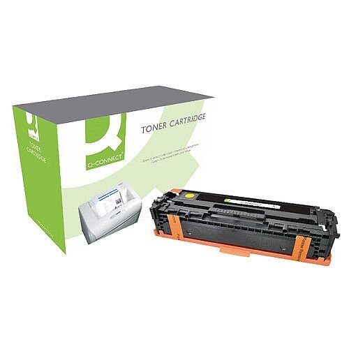 Q-Connect HP 128A Compatible Yellow LaserJet Toner Cartridge CE323A Q-Connect HP 128A Compatible Yellow LaserJet Toner Cartridge CE323A