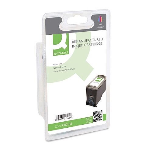 Canon CL-38 Compatible Colour Ink Cartridge 2146B001 Q-Connect Canon CL-38 Compatible Colour Ink Cartridge 2146B001 Q-Connect