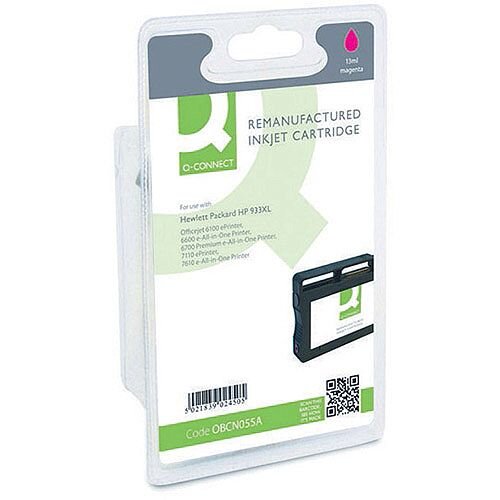 Q-Connect HP 933XL CN055A Compatible Magenta Inkjet Cartridge for Officejet Printers OBCN055A Q-Connect HP 933XL CN055A Compatible Magenta Inkjet Cartridge for Officejet Printers OBCN055A