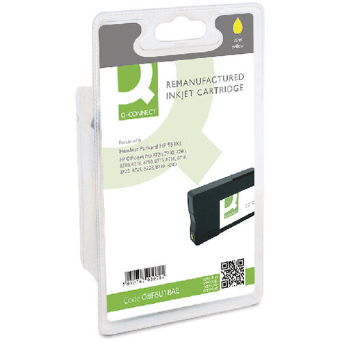 Q-Connect HP 953XL F6U18AE Ink Cartridge Yellow HY F6U18AE-COMP Q-Connect HP 953XL F6U18AE Ink Cartridge Yellow HY F6U18AE-COMP