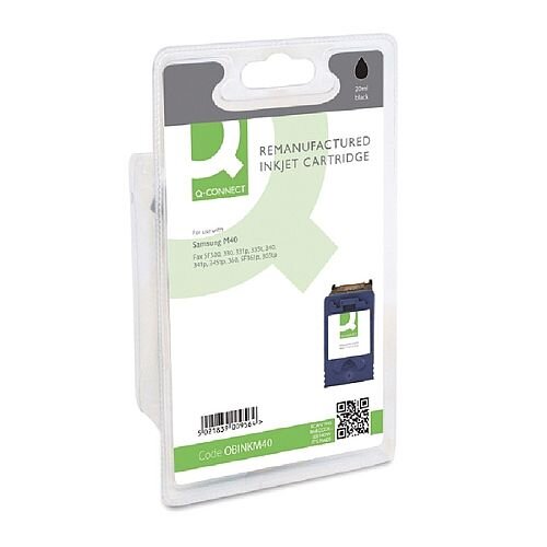 Samsung M40 Compatible Black Inkjet Cartridge INK-M40/ELS Q-Connect Samsung M40 Compatible Black Inkjet Cartridge INK-M40/ELS Q-Connect