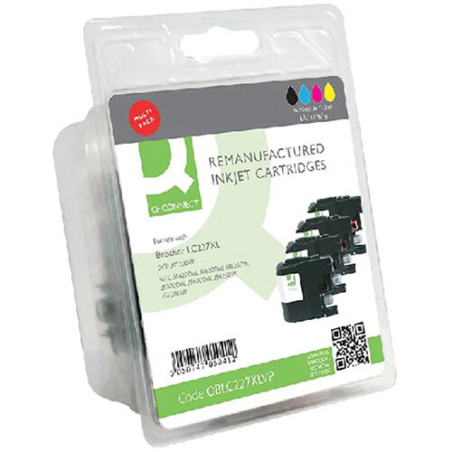 Q-Connect Brother LC227XL Ink Cartridges Multi-Pack LC227XLVALBP-COMP