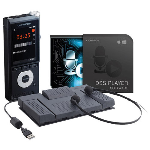 Olympus DS-2600 and AS-2400 Dictation and Transcription Starter Kit DS-2600+AS-2400 Olympus DS-2600 and AS-2400 Dictation and Transcription Starter Kit DS-2600+AS-2400