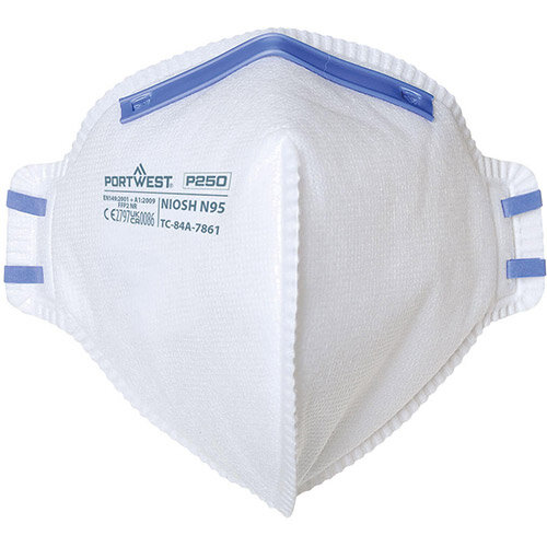 Portwest P250 P2FF Respirator (20) White