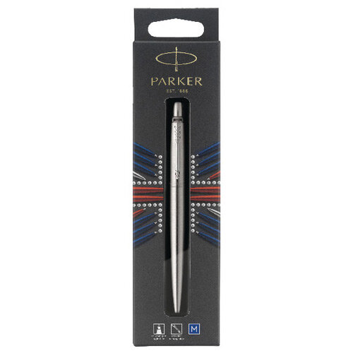 Parker Jotter Stainless Steel Chrome Trim Ballpoint Pen Hangsell 1953205 Parker Jotter Stainless Steel Chrome Trim Ballpoint Pen Hangsell 1953205
